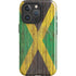 Jamaican Flag Dark Wood iPhone 16 Pro Magsafe Impact Case